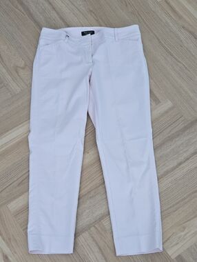 White House Black Market Pale Pink Slim Ankle Pants 6R Perfect Form